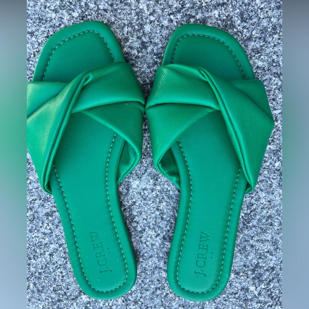 J. Crew Twisted Slide Sandals - NWOT (sz 6)